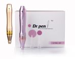 Mikro-Nadel Dermapen von Dr. Pen - inkl. 2x Einwegnadeln, akkubetr., in Farben Gold od. Violett