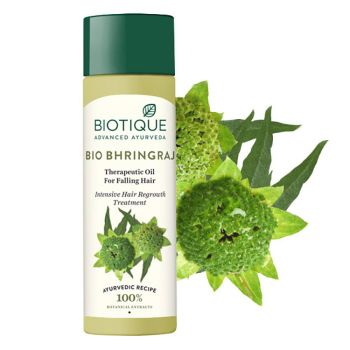 Biotique Bio Bhringraj Haaröl - zur Behandlung von Haarausfall und Schuppen 120 ml
