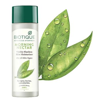 Biotique Bio Morgen Nektar – feuchtigkeitsspendende Lotion für die Gesichtshaut, 190 ml