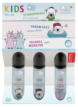 Geschenkset KIDS BIO Roll-on 3x10ml