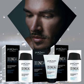 Gesichtspflege Set für den Mann - Gesichtscreme, Augencreme und Hautserum von Postquam