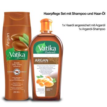 Argan Set mit Haaröl und Shampoo - intensive Pflege für Ihr Haar