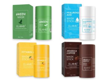 Gesichtsmasken-Stift – in den Varianten Grüner Tee, Hyaluron, Vitamin C und Kaffee