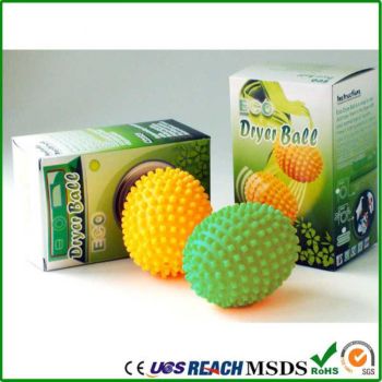 Trockner-Bälle aus PVC - beschleunigt die Trocknerzeit um 25% und hilft Strom zu sparen