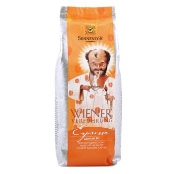 Wiener Verführung Espresso Bio-Kaffee Bohnen gemahlen 500g