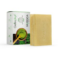 Natürlich reinigende Moringa-Hautseife von Greenphyll - 75g