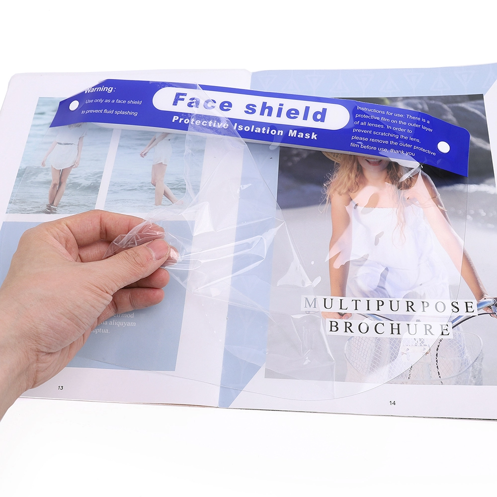 Gesichts-Schutzschild - sch&uuml;tzt das gesamte Gesicht wirksam vor Fl&uuml;ssigkeiten